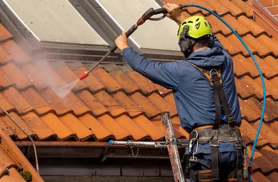 Démoussage et hydrofuge de toiture à Lesgor
